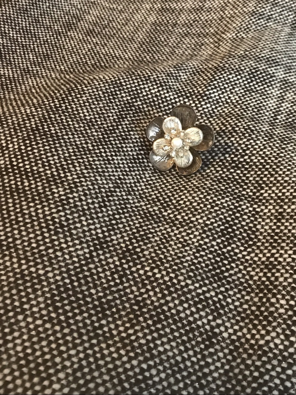 Silver Floral Statement Ring - Women Jewelry